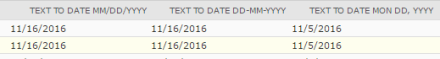 Date Functions result 1